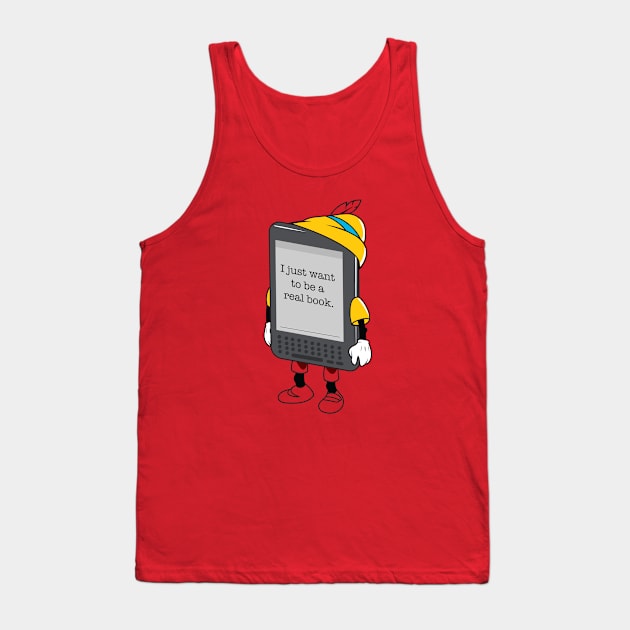 I want to be a real book Tank Top by dn1ce25